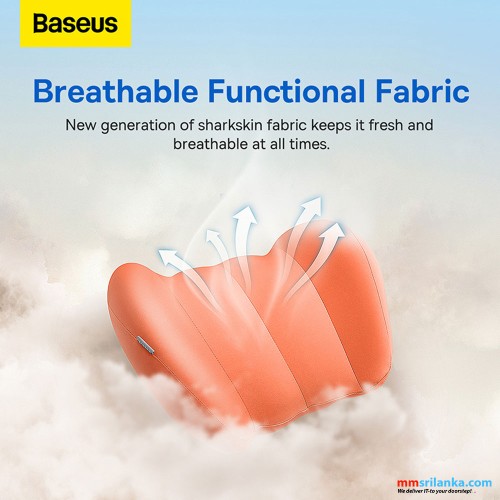 Baseus ComfortRide Series Car Lumbar Pillow Orange